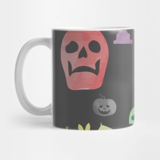 haloween watercolor seamless pattern Mug